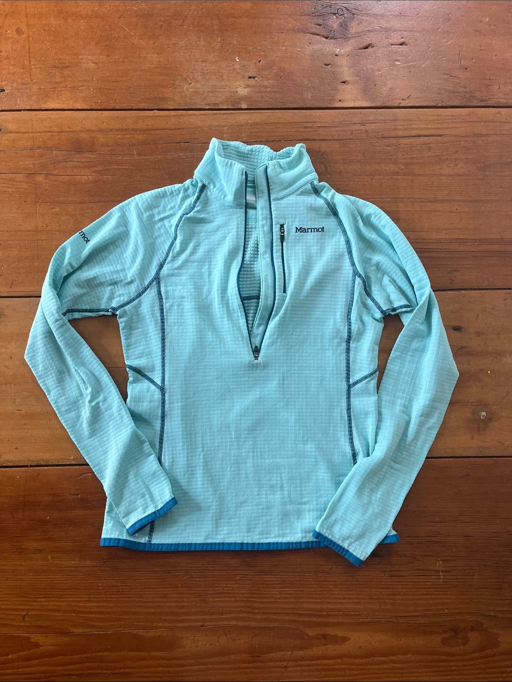 Marmot Women's Aqua Quarter-Zip Performance Pullover